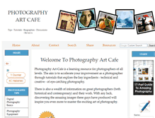 Tablet Screenshot of photography-art-cafe.com